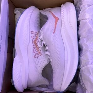 Hoka Women's White Running Shoes 8B